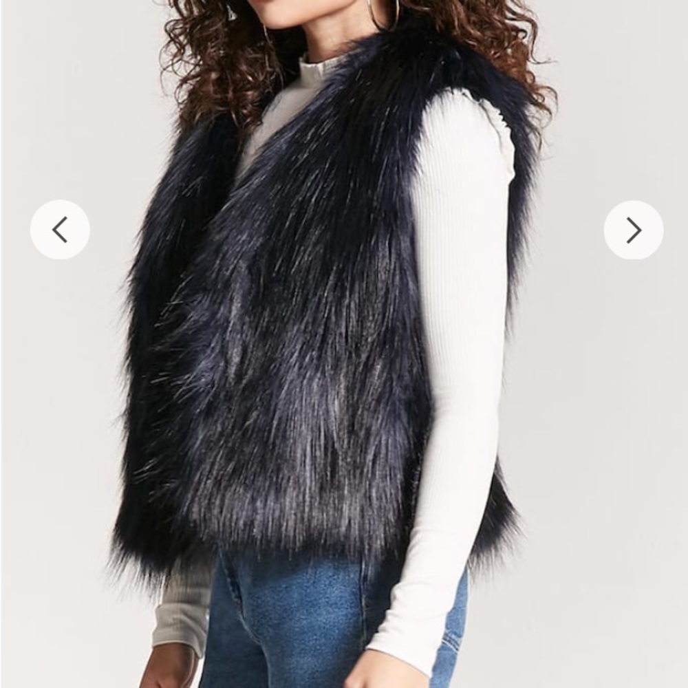 NWOT Faux Fur Vest